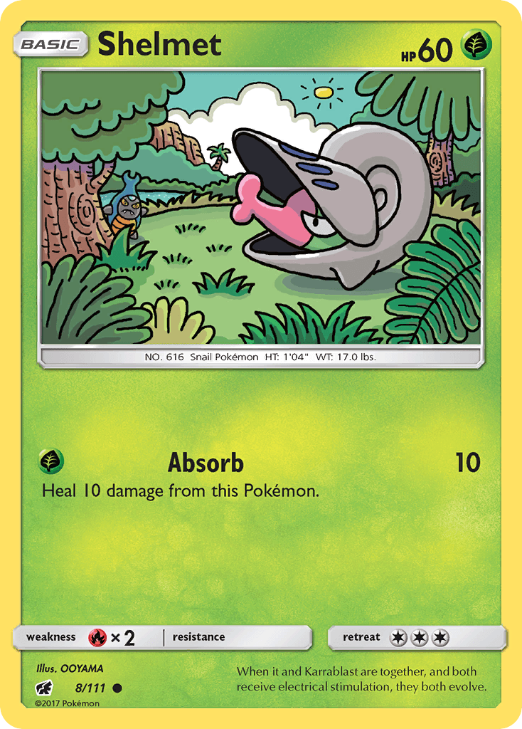 Shelmet 2017 Pokemon Crimson Invasion