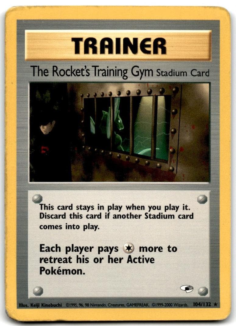 The Rocket's Training Gym trading card