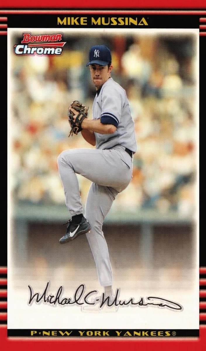 Mike Mussina 2002 bowman