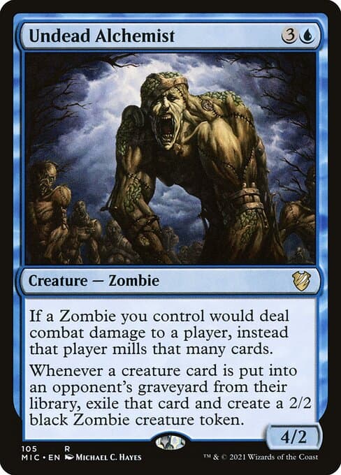 Undead Alchemist 2021 Magic: The Gathering Midnight Hunt Commander