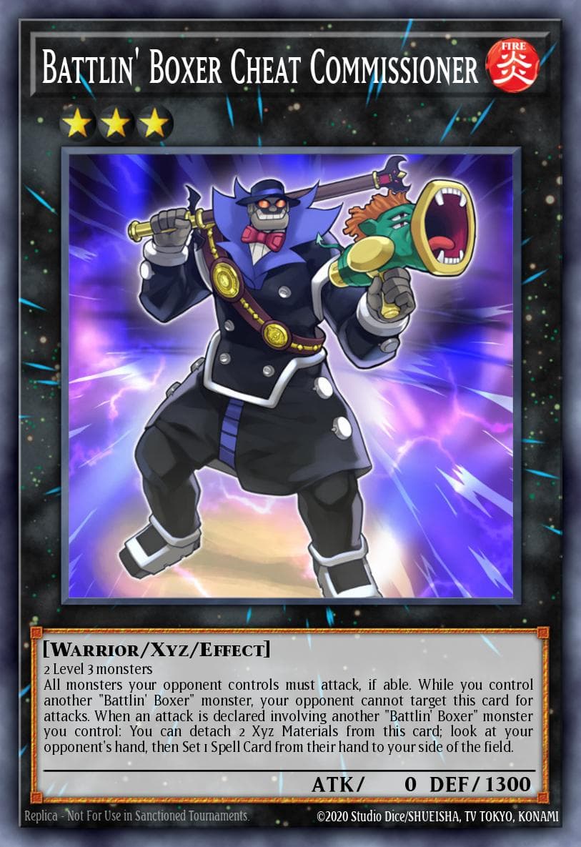 Battlin' Boxer Cheat Commissioner 2013 Yu-Gi-Oh!