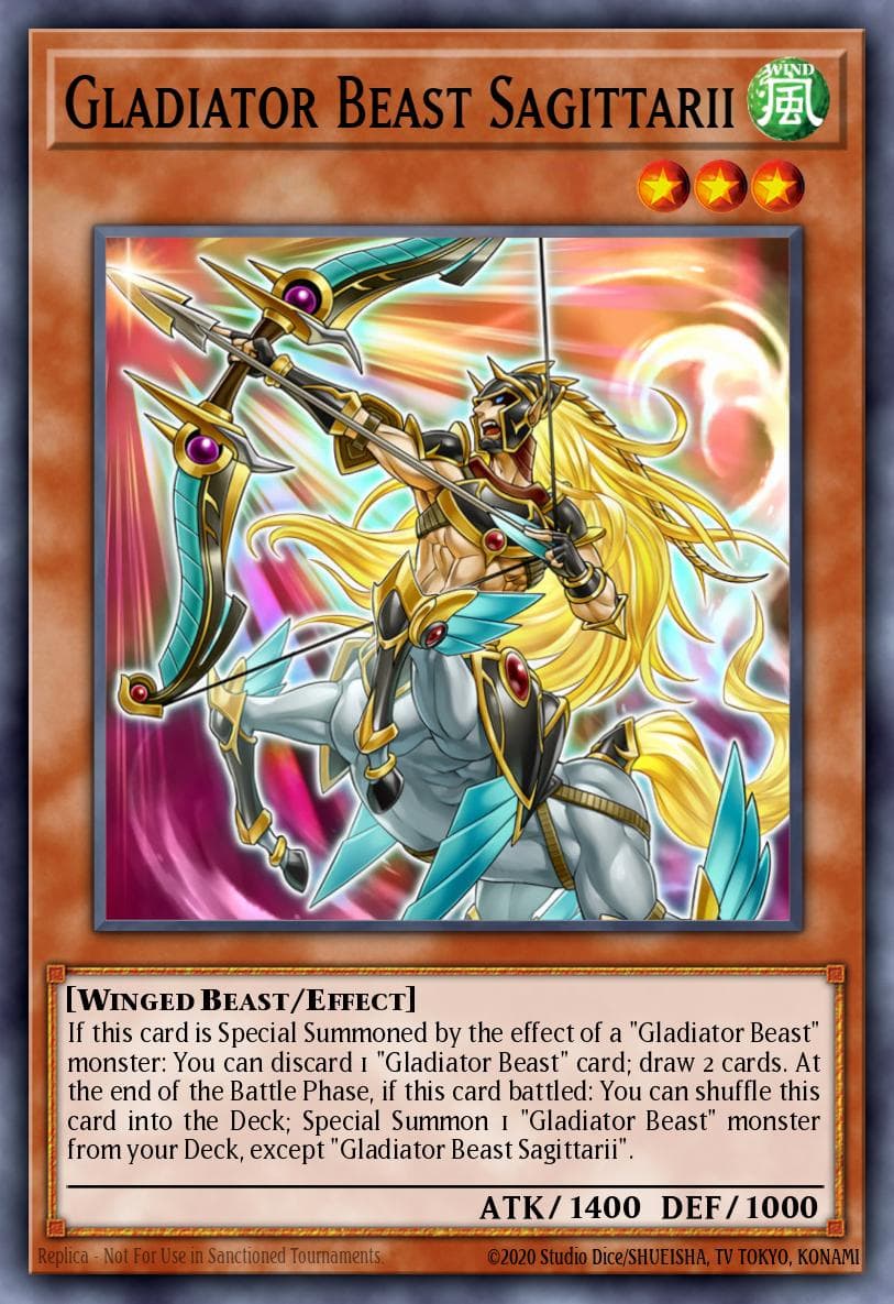 Gladiator Beast Sagittarii 2019 Yu-Gi-Oh! Chaos Impact
