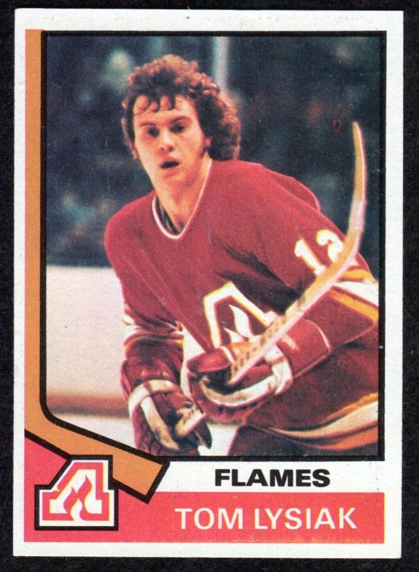 Tom Lysiak 1974 topps Topps