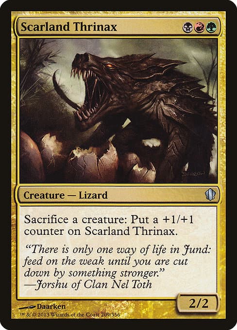 Scarland Thrinax 2009 Magic: The Gathering Conflux