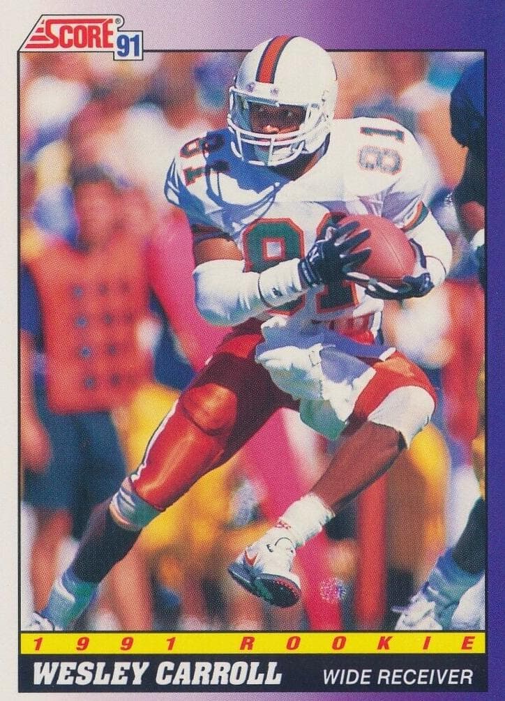 Wesley Carroll 1991 panini