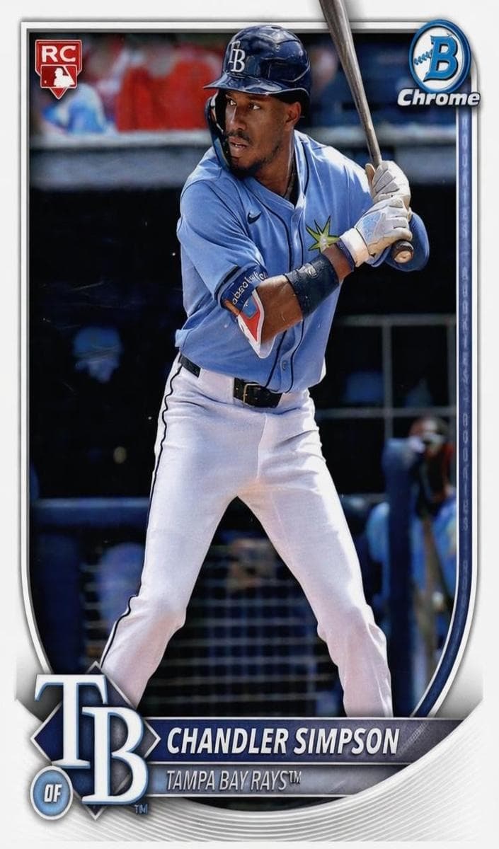 Chandler Simpson 2025 bowman Bowman Chrome Sapphire Edition