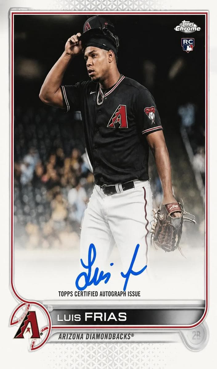 Luis Frias 2022 topps Topps Chrome