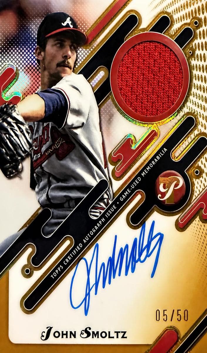 John Smoltz 2025 Topps Pristine auto card