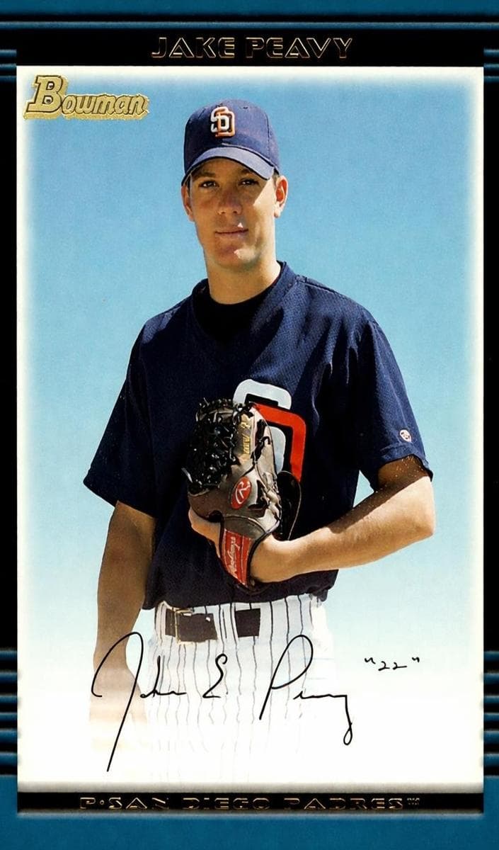 Jake Peavy trading card