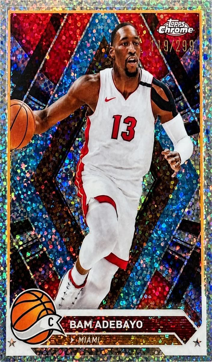 Bam Adebayo 2023 topps Topps Chrome