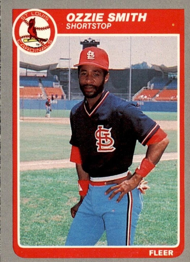 Ozzie Smith 1985 fleer