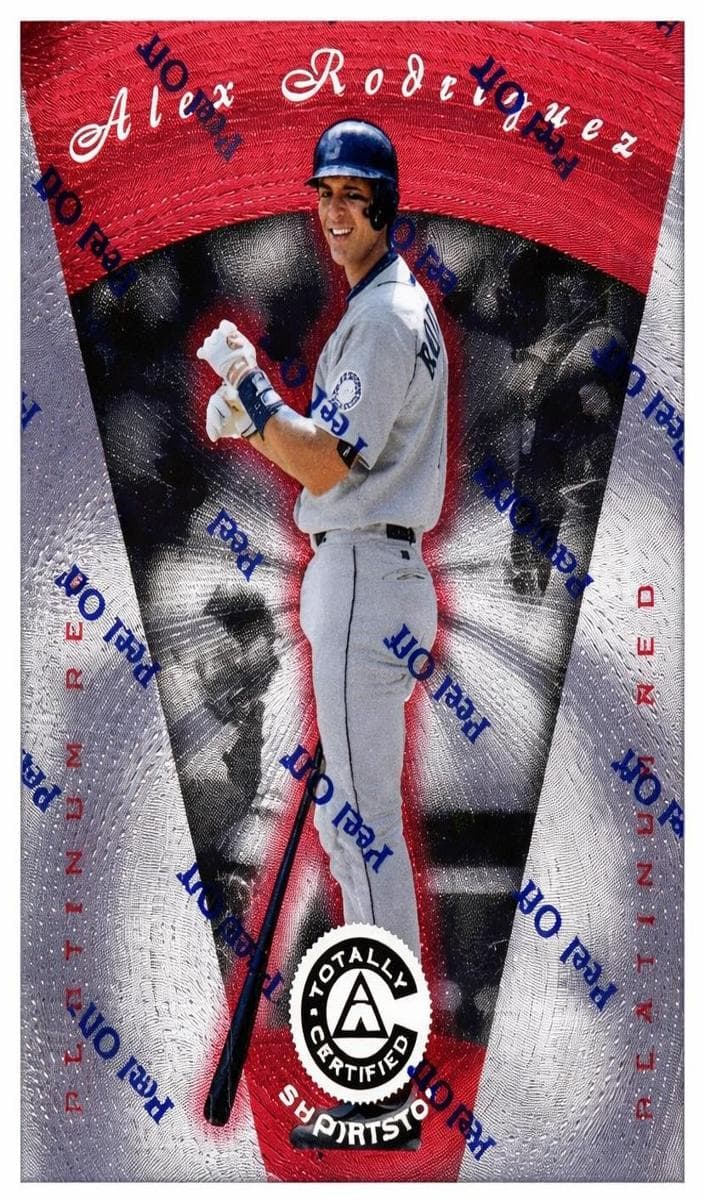 Alex Rodriguez 1997 panini Pinnacle Totally Certified