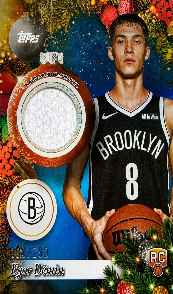 Egor Demin 2025 topps Topps Holiday