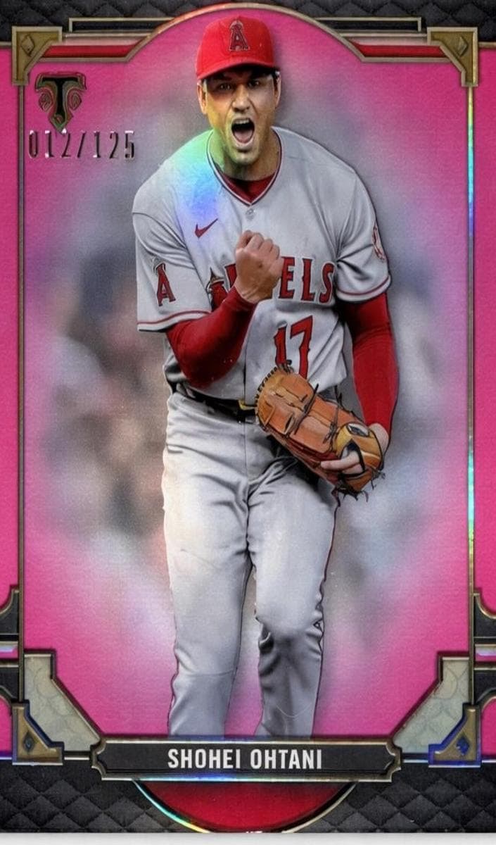 Shohei Ohtani 2022 topps Topps Triple Threads