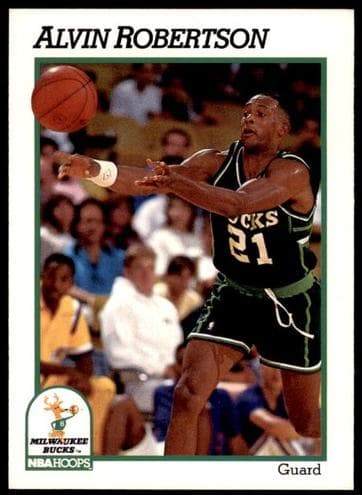 Alvin Robertson 1991 panini Hoops