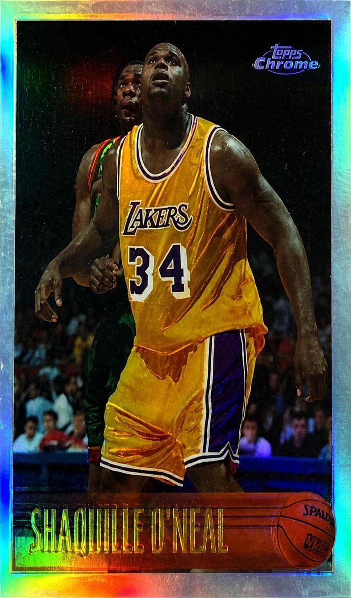 Shaquille O'Neal 1996 topps Chrome