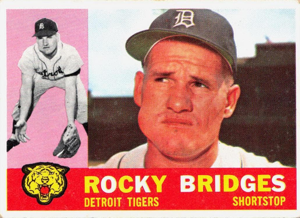 Rocky Bridges 1960 topps Topps