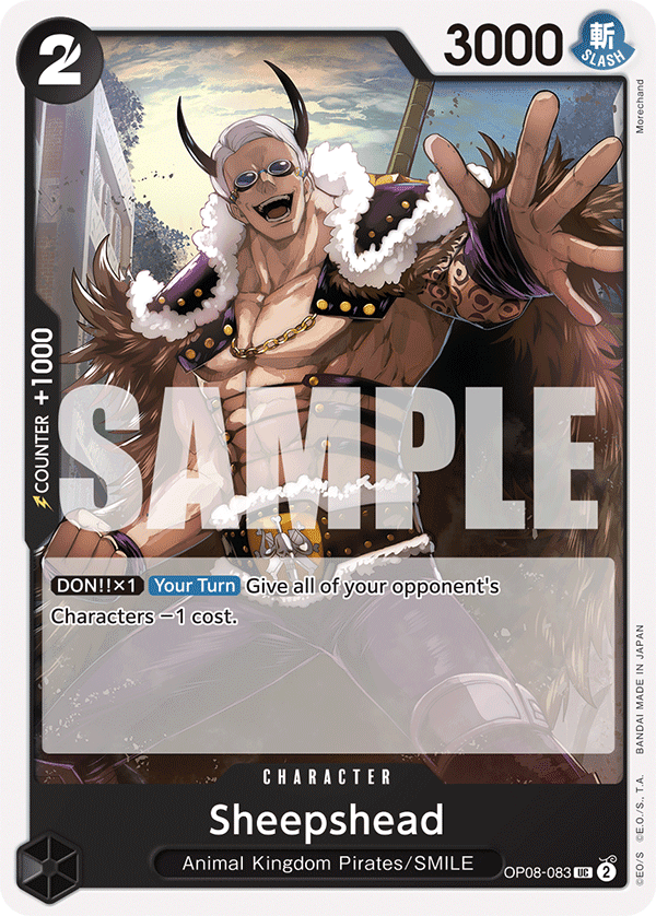 Sheepshead 2024 One Piece Japanese Two Legends