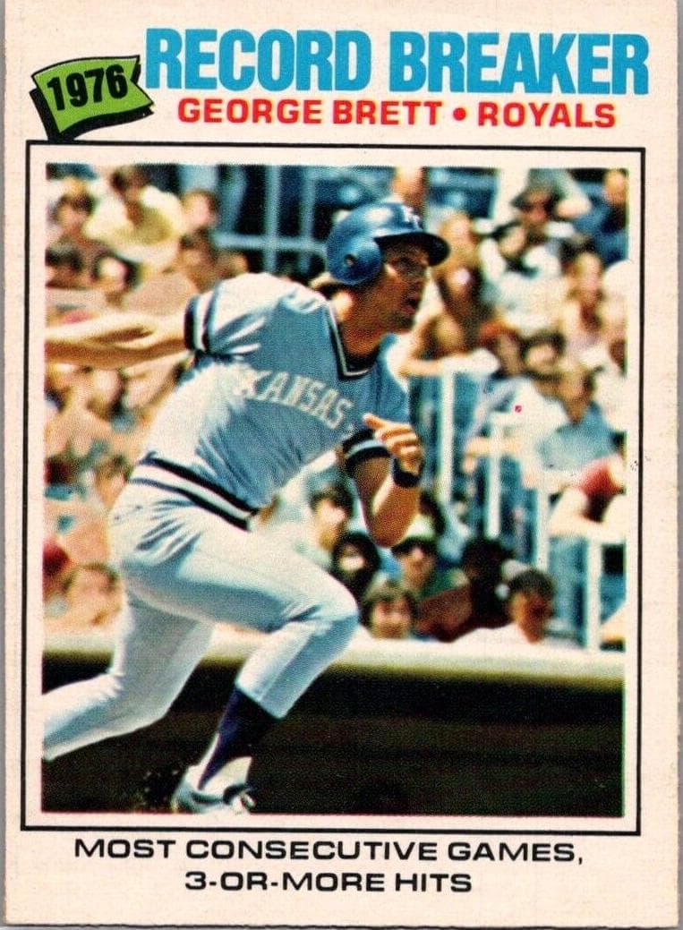 George Brett 1977 topps O-Pee-Chee