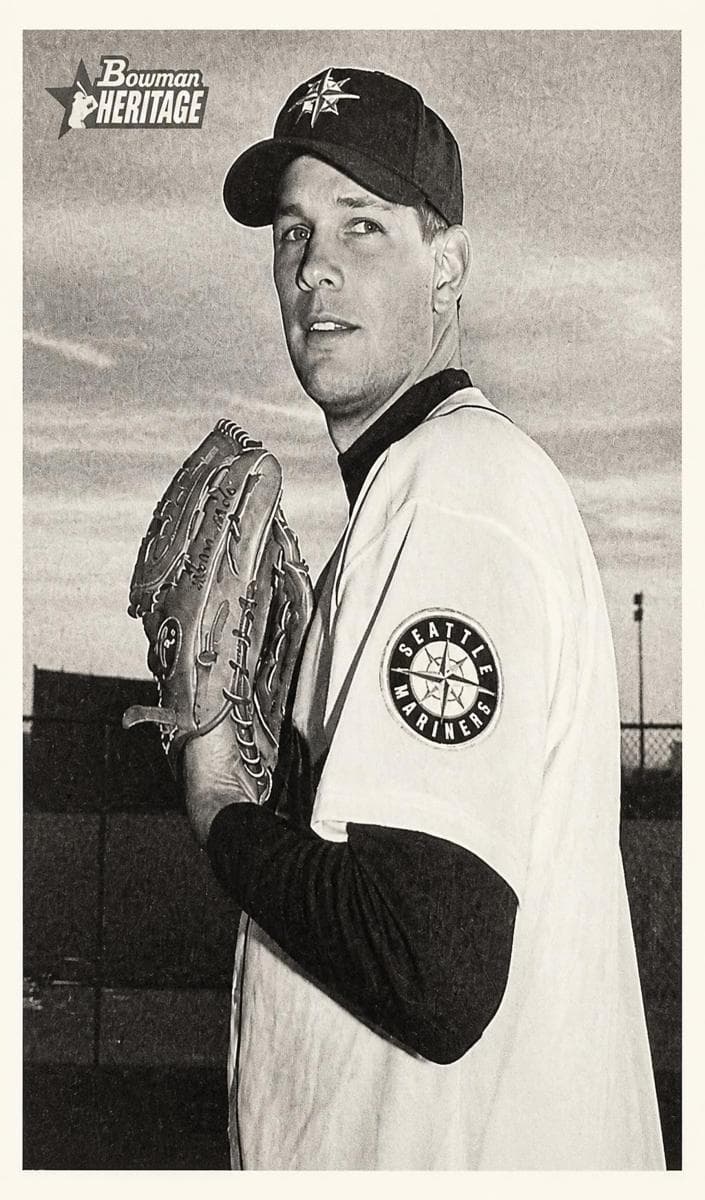 Aaron Sele 2001 bowman Bowman Heritage