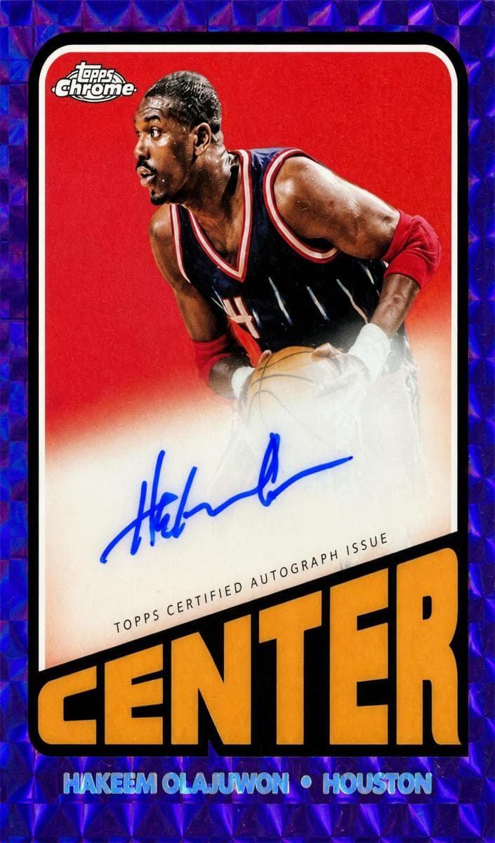 Hakeem Olajuwon 2023 topps Topps Chrome