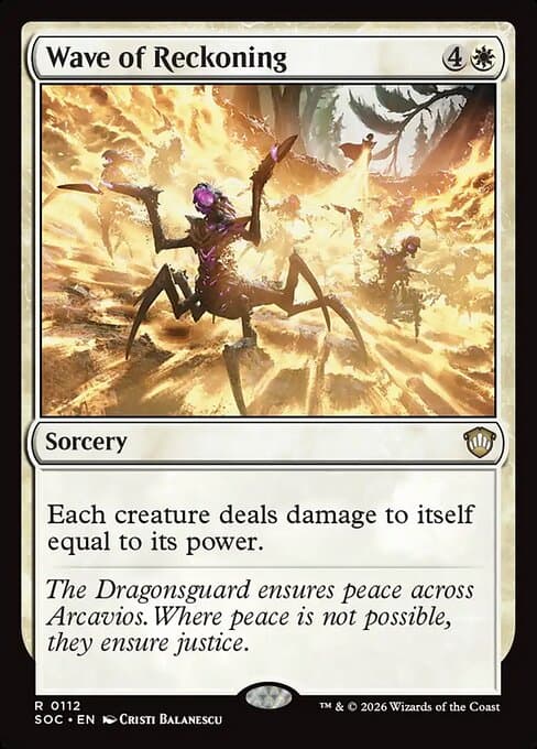 Wave of Reckoning 2016 Magic: The Gathering Commander 2016