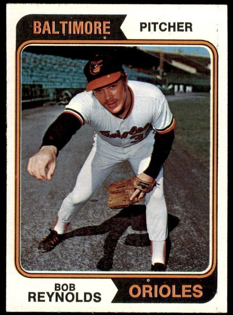 Bob Reynolds 1974 topps Topps