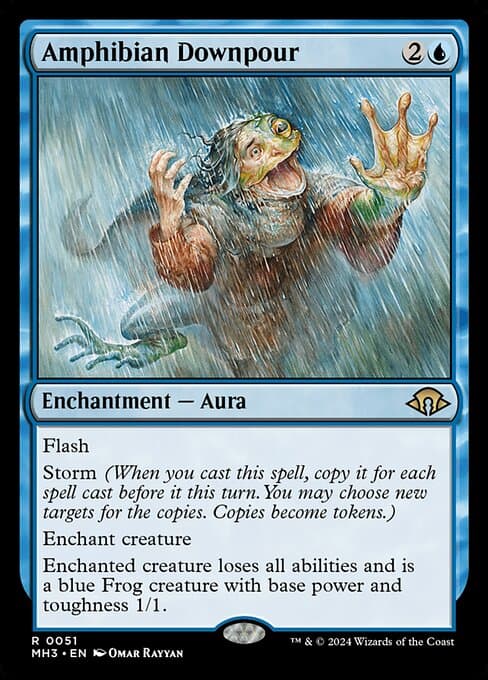 Amphibian Downpour 2024 Magic: The Gathering Modern Horizons 3