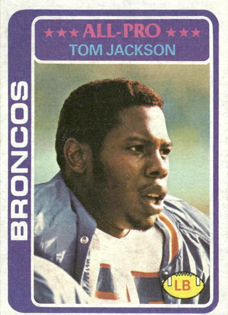 Tom Jackson 1978 topps Topps
