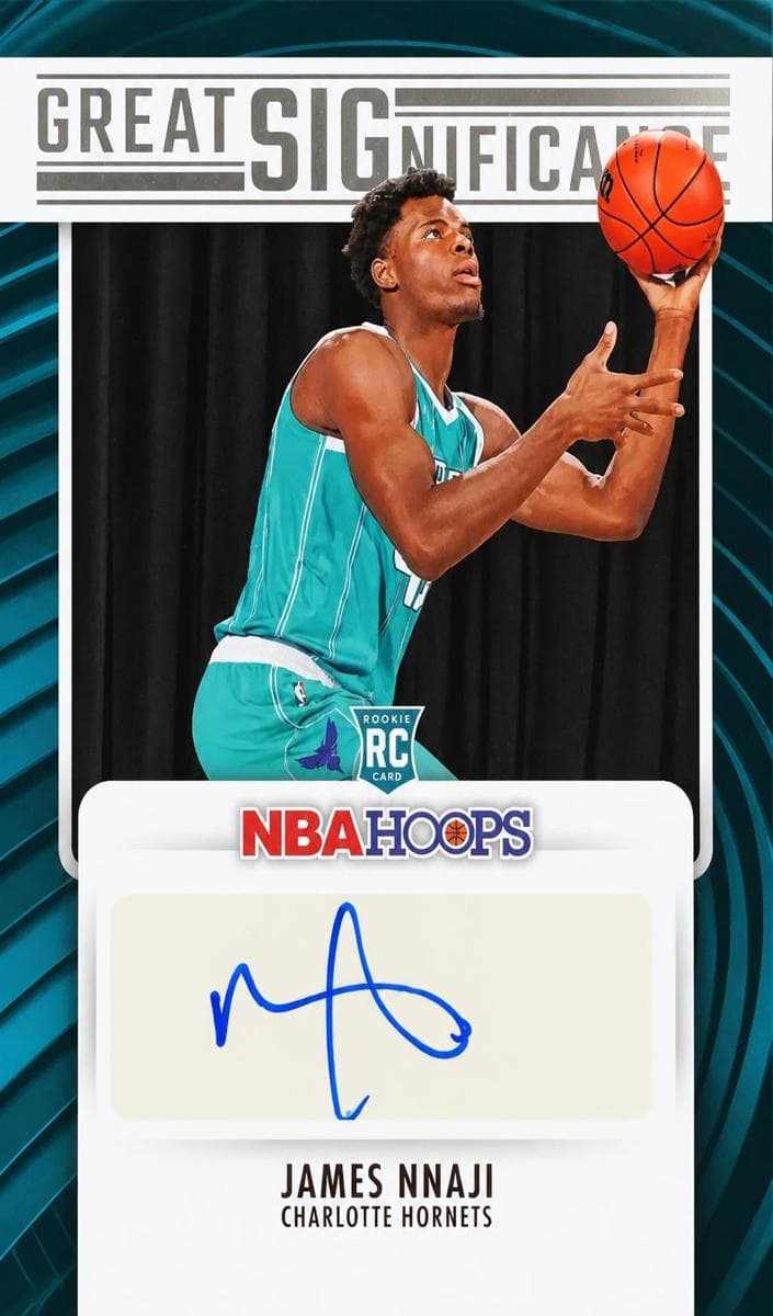 James Nnaji 2023 panini Hoops