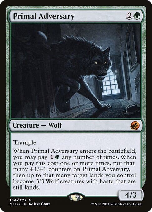 Primal Adversary 2022 Magic: The Gathering Innistrad: Double Feature