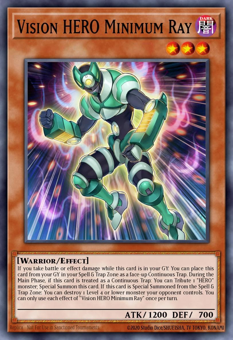 Vision HERO Minimum Ray 2024 Yu-Gi-Oh! Battles of Legend: Chapter 1