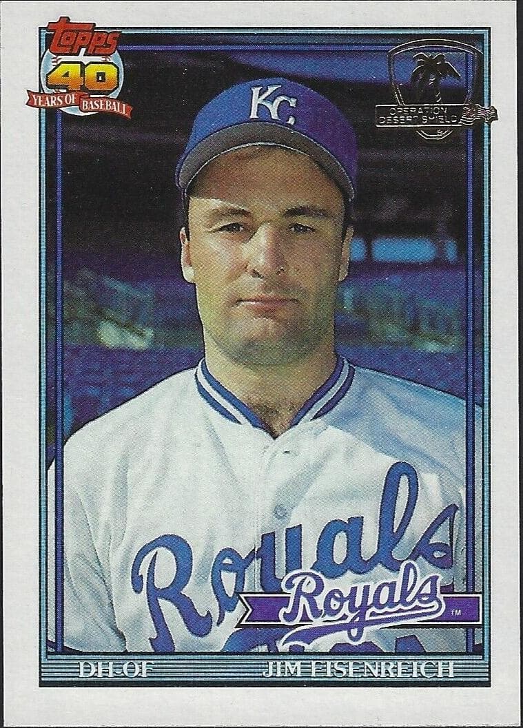 Jim Eisenreich 1991 topps Topps