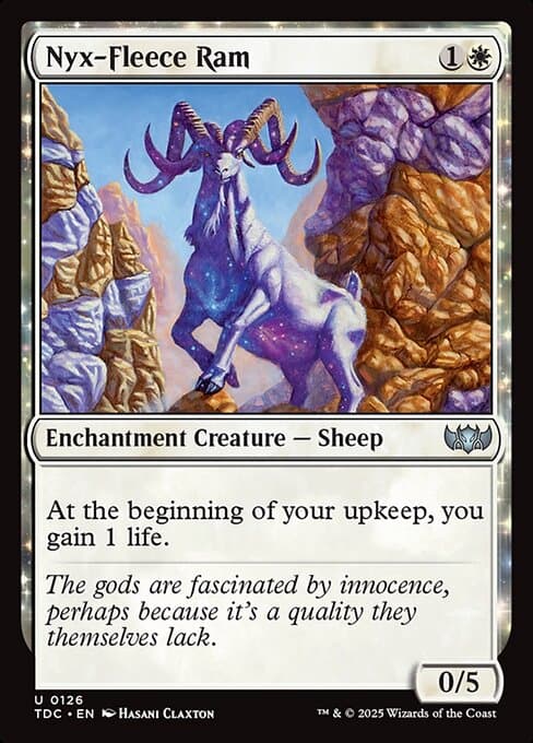 Nyx-Fleece Ram 2025 Magic: The Gathering Tarkir: Dragonstorm Commander
