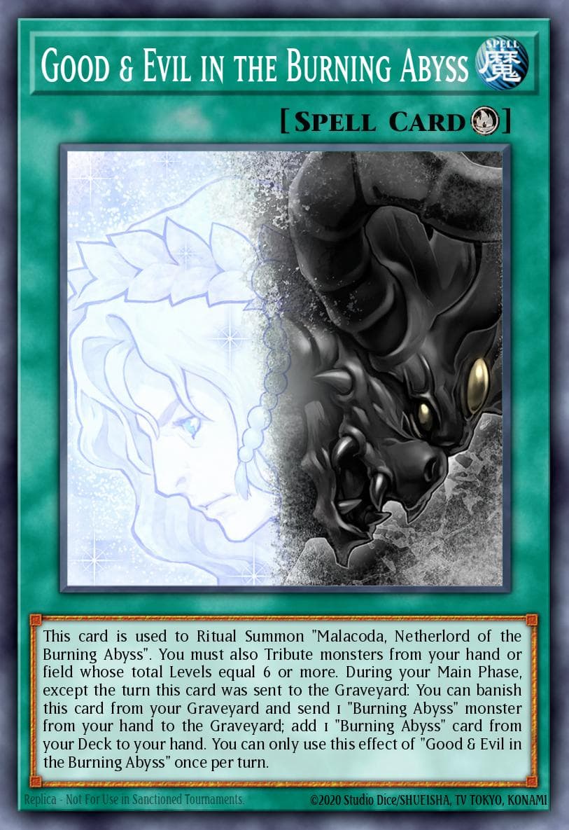 Good & Evil in the Burning Abyss 2015 Yu-Gi-Oh!