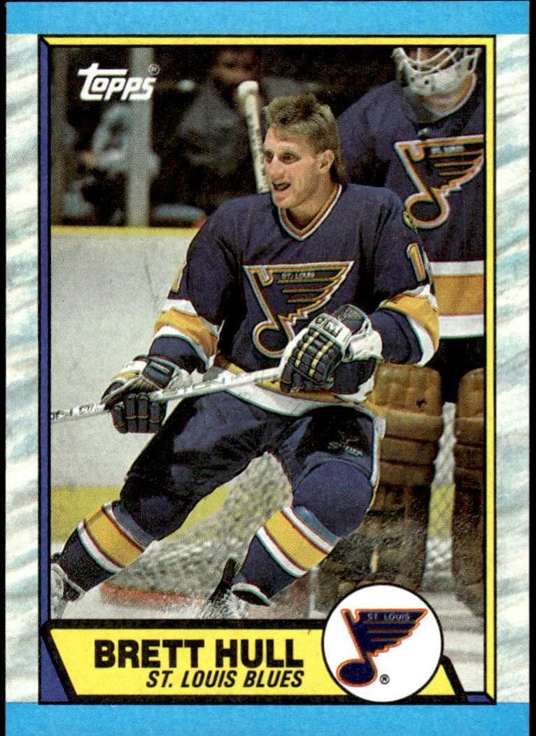 Brett Hull 1989 topps