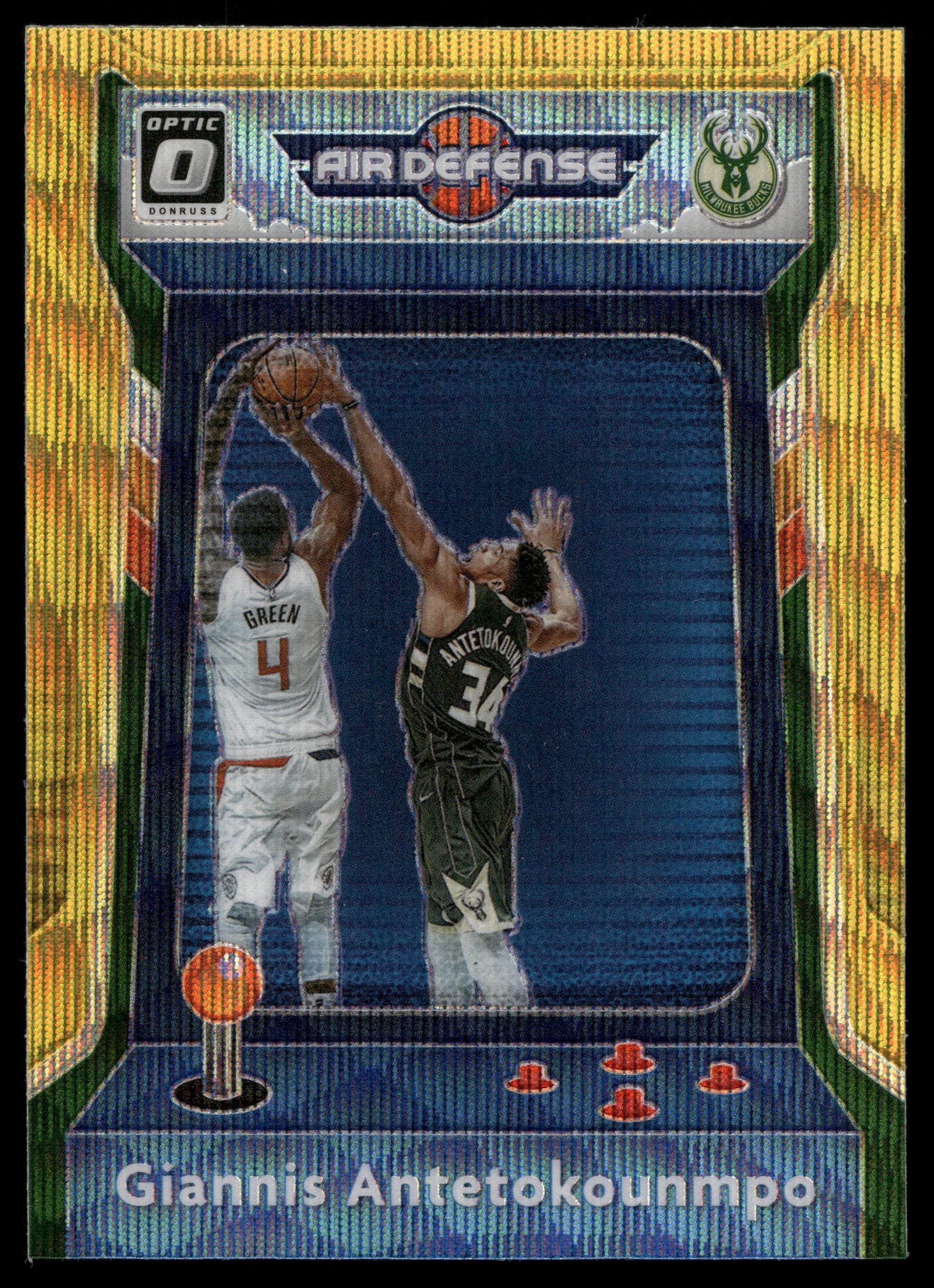 Giannis Antetokounmpo 2020 panini Donruss Optic