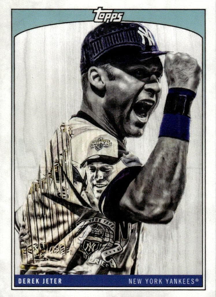 Derek Jeter 2022 topps X Lauren Taylor
