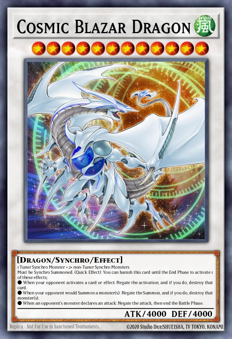 Cosmic Blazar Dragon 2017 Yu-Gi-Oh!