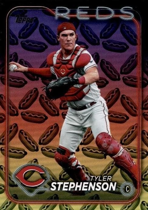 Tyler Stephenson trading card