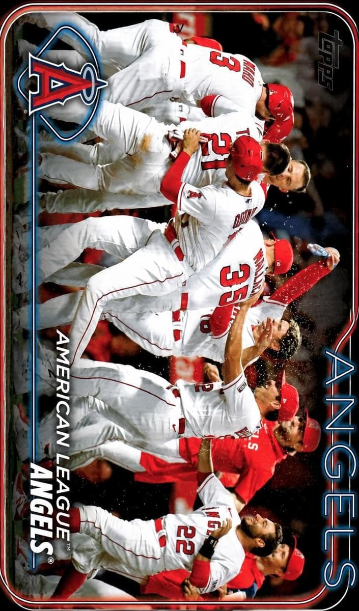 Los Angeles Angels trading card