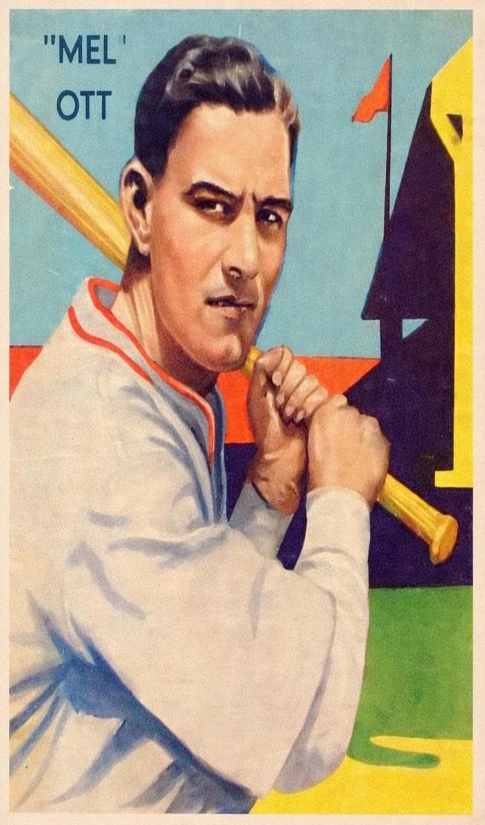 Mel Ott 1935 unknown Diamond Stars