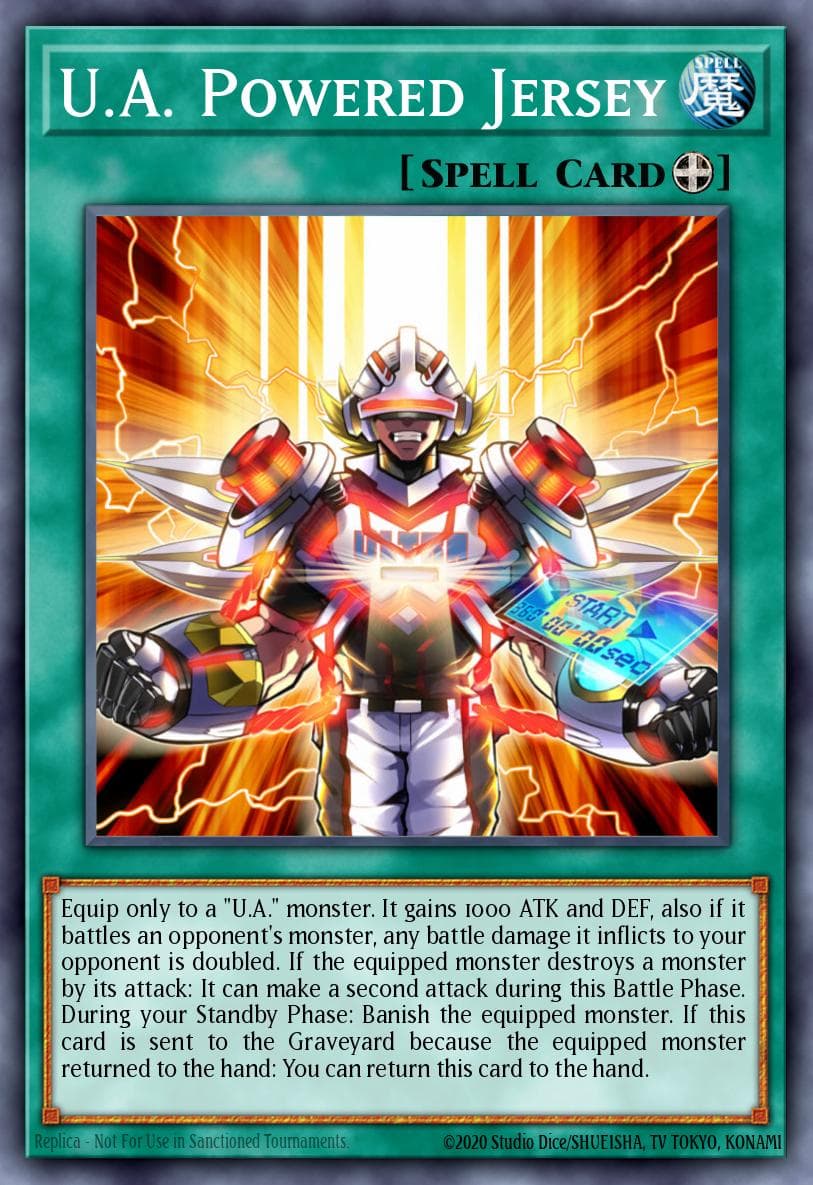 U.A. Powered Jersey 2014 Yu-Gi-Oh! The New Challengers