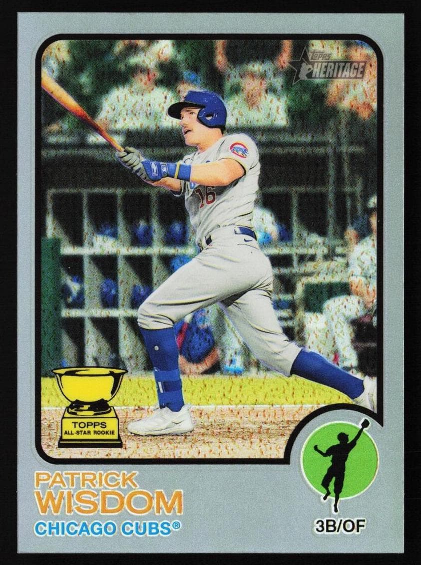 Patrick Wisdom 2022 topps Topps Heritage