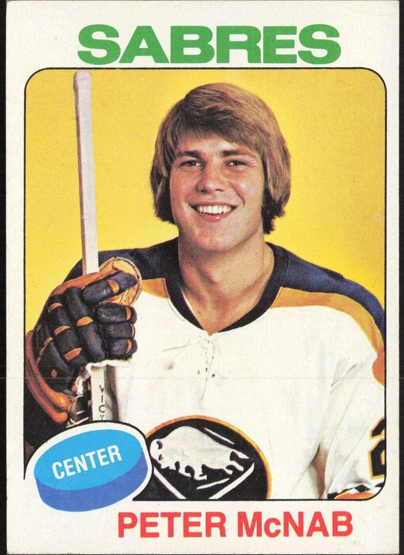 Peter McNab 1975 topps Topps