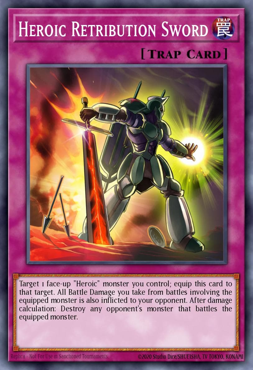 Heroic Retribution Sword 2012 Yu-Gi-Oh!
