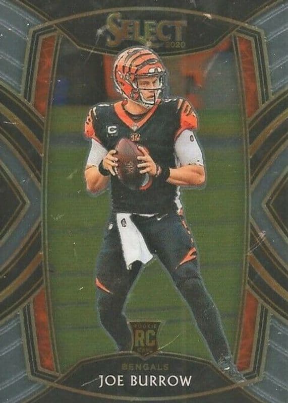 Joe Burrow 2020 panini Select Club Level Cosmic