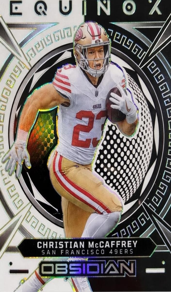 Christian McCaffrey 2023 panini Panini Obsidian