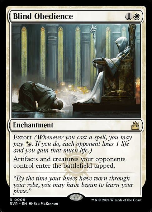 Blind Obedience 2024 Magic: The Gathering Ravnica Remastered Foil