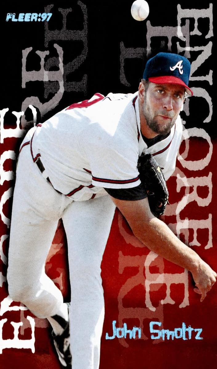 John Smoltz 1997 fleer Fleer
